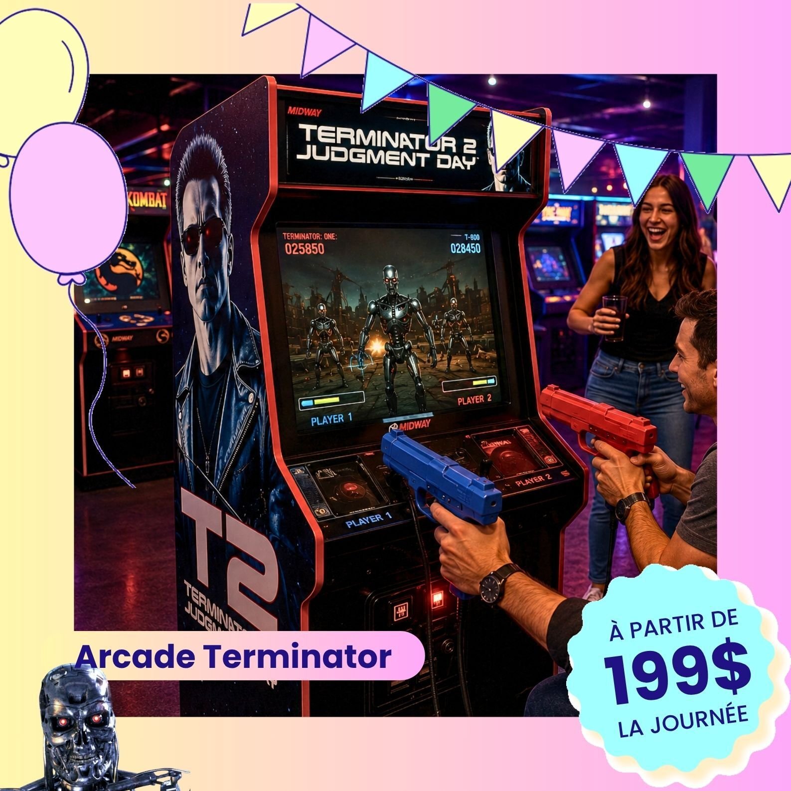 Arcade Terminator à louer Arcade Terminator à louer