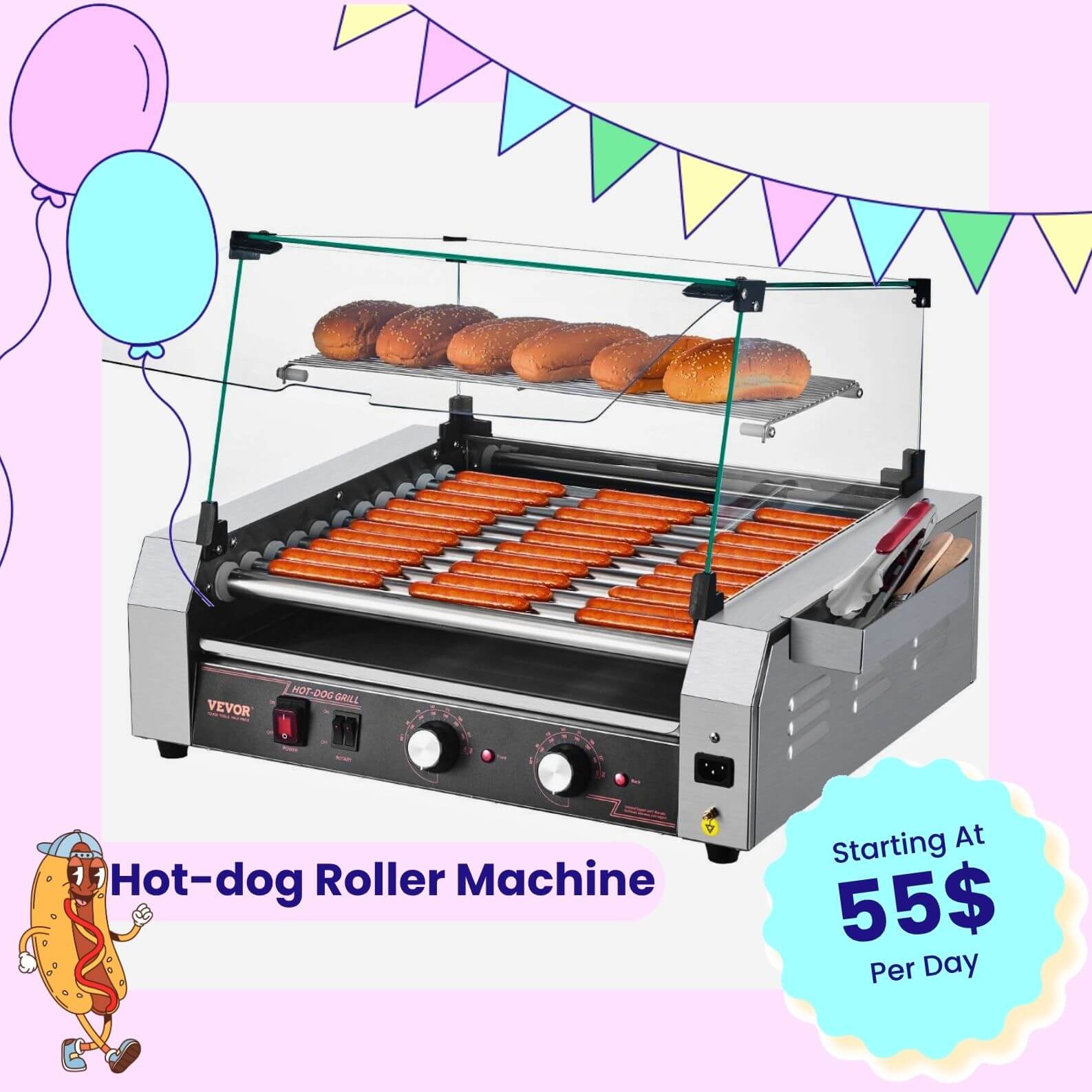 Hot Dog Roller Machine Hot Dog Roller Machine