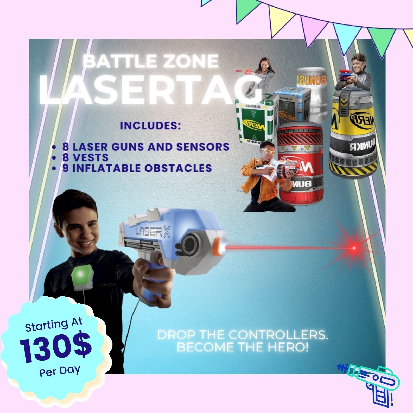 Lasertag activities rental on the north shore and the laurentians Lasertag activities rental on the north shore and the laurentians
