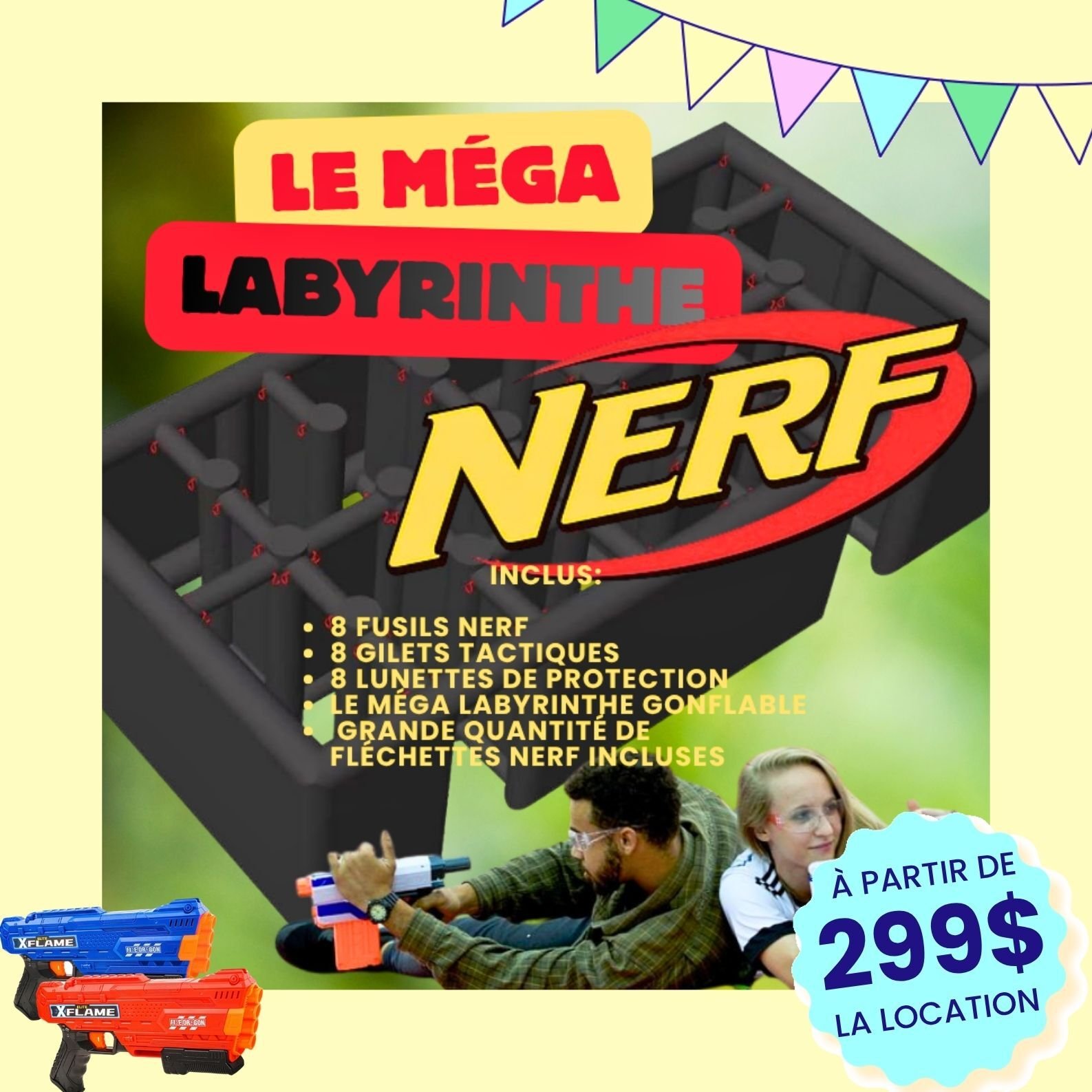 Le Mega labyrinthe nerf-1
