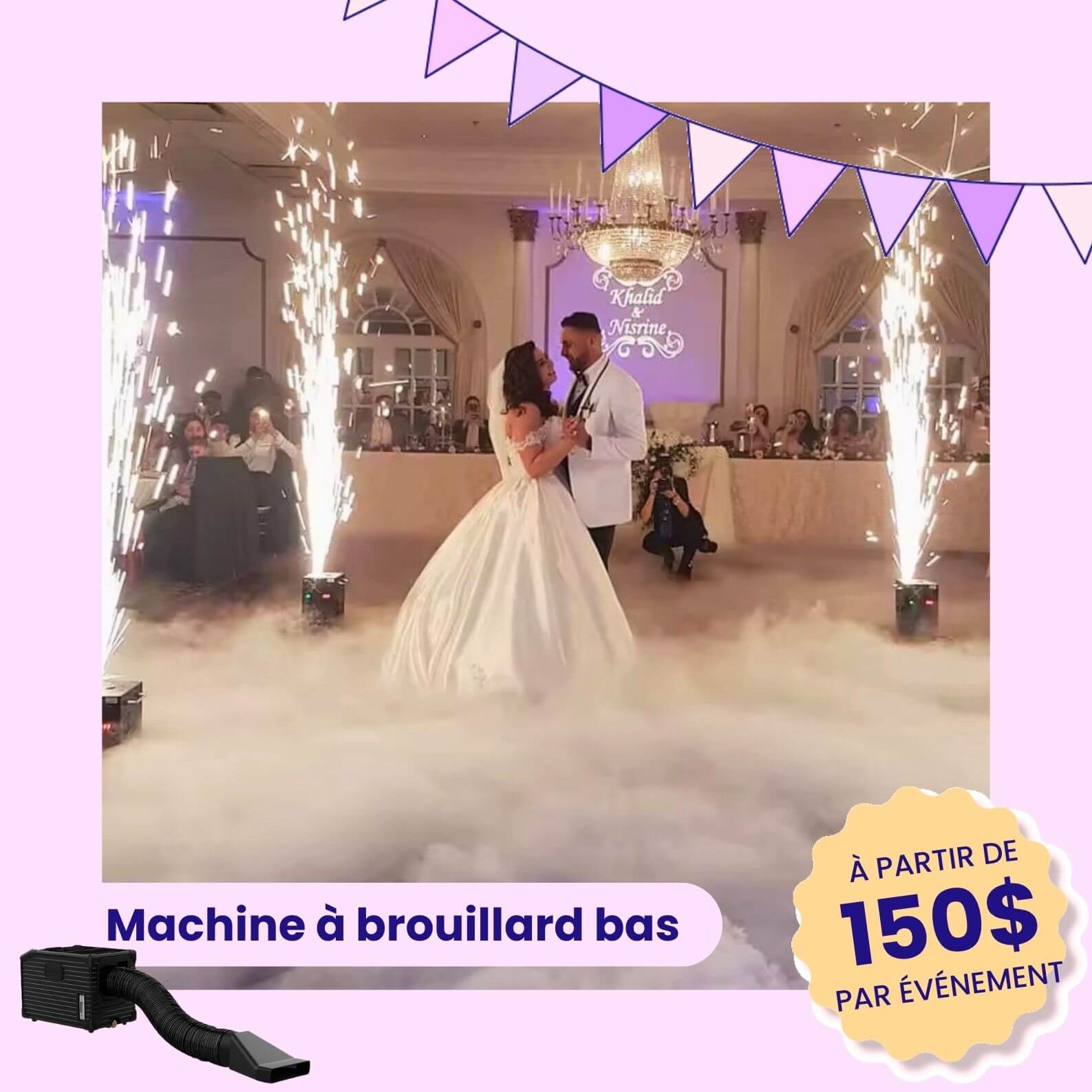 Machine a brouillard bas