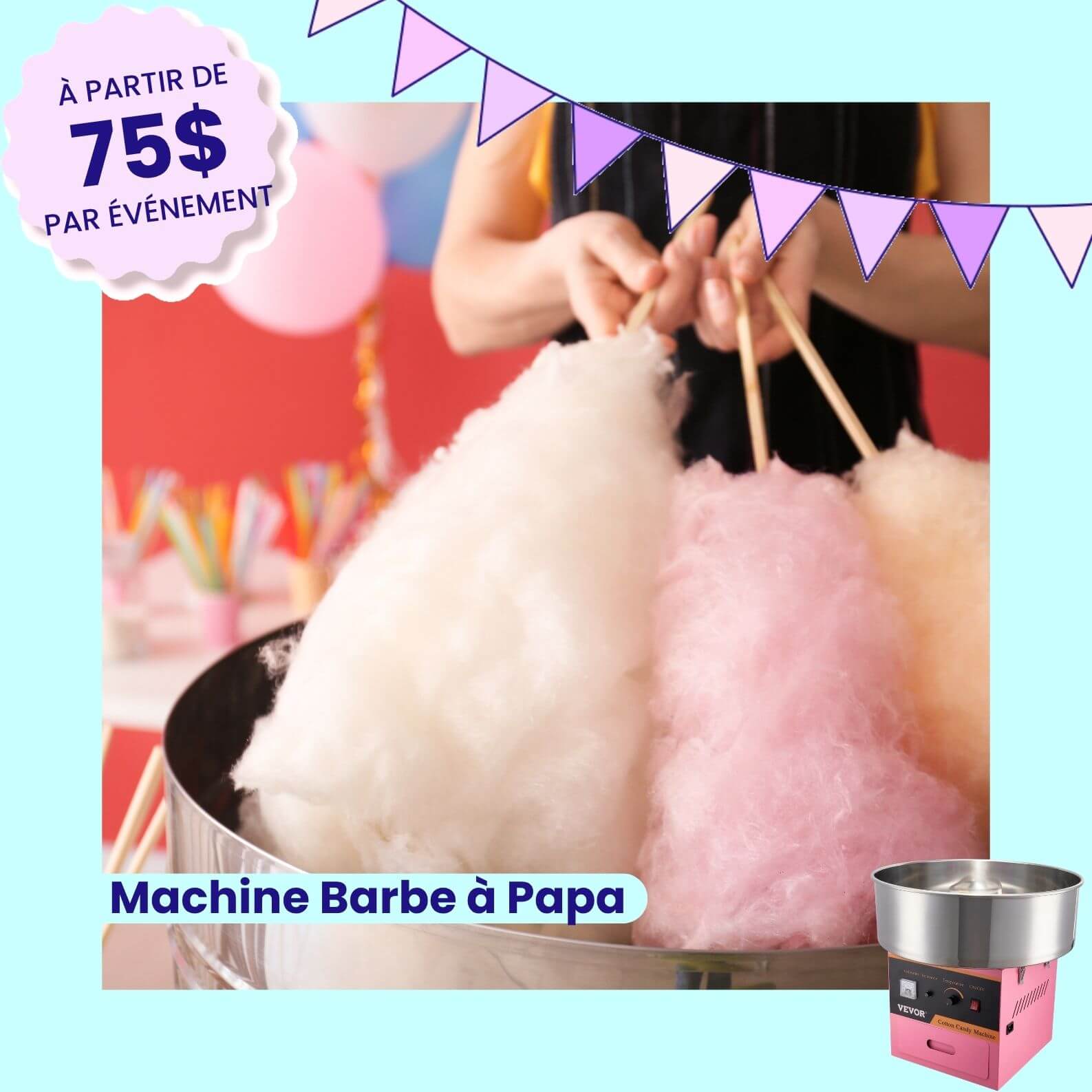 machine a barbe a papa