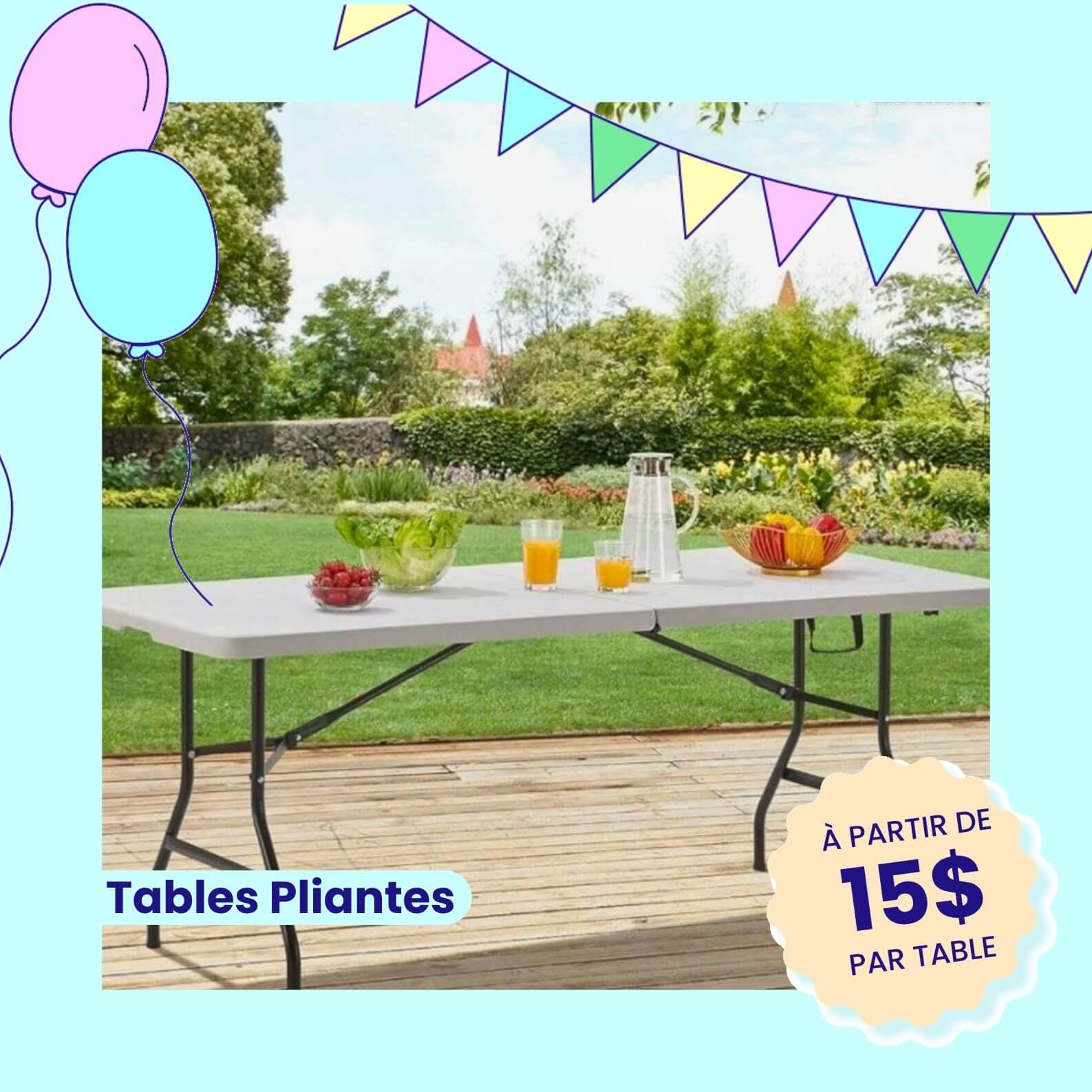 table pliante