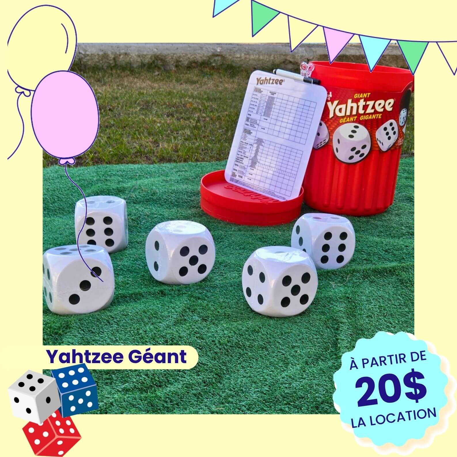 yathzee géant