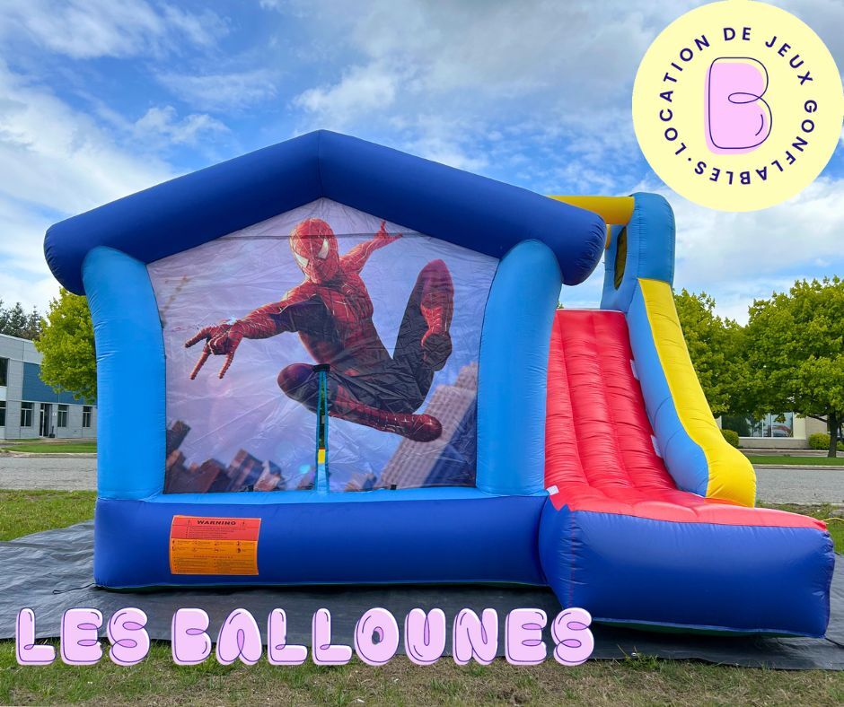 Jeu Gonflable Spider-Man a louer 