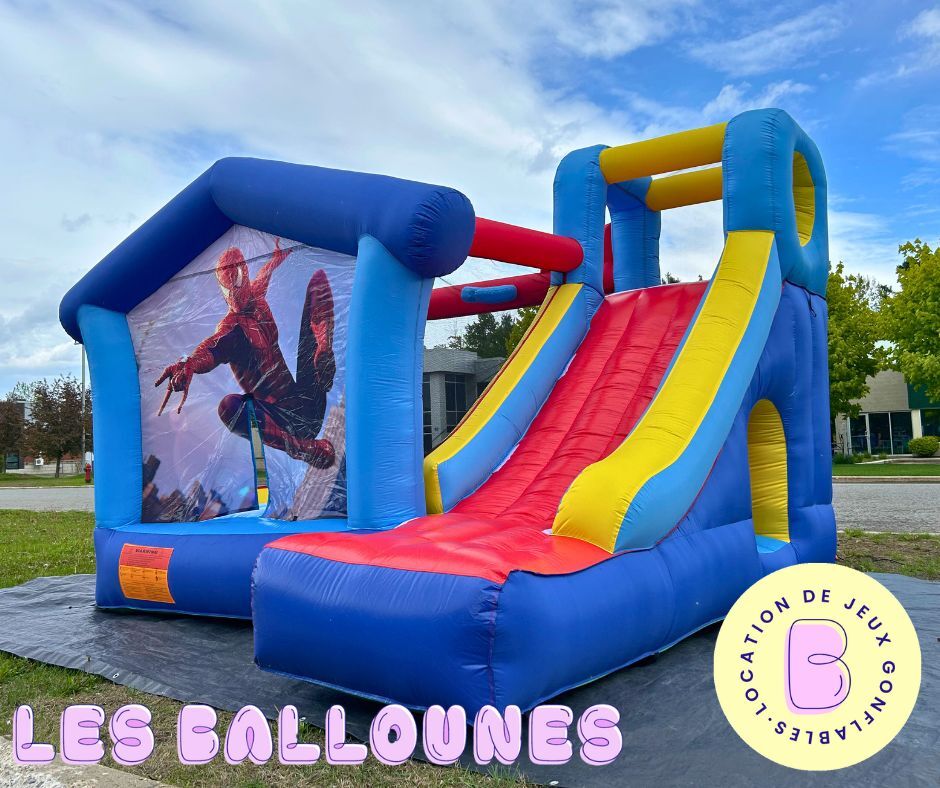 Chateau Gonflable Spider-Man en location 