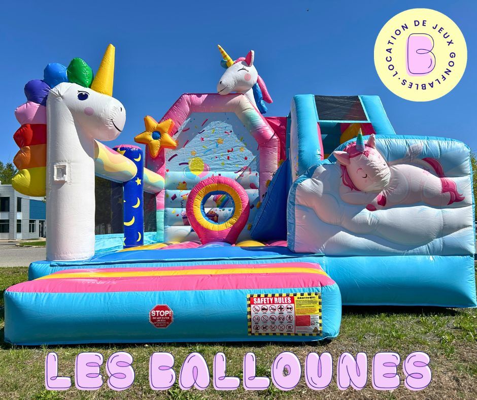 jeu gonflable a louer la licorne géante