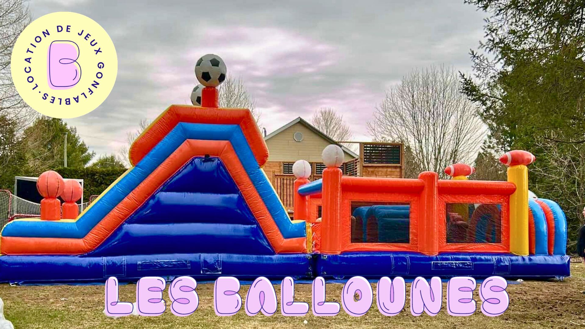 parcours géant a louer  jeux gonflables 
