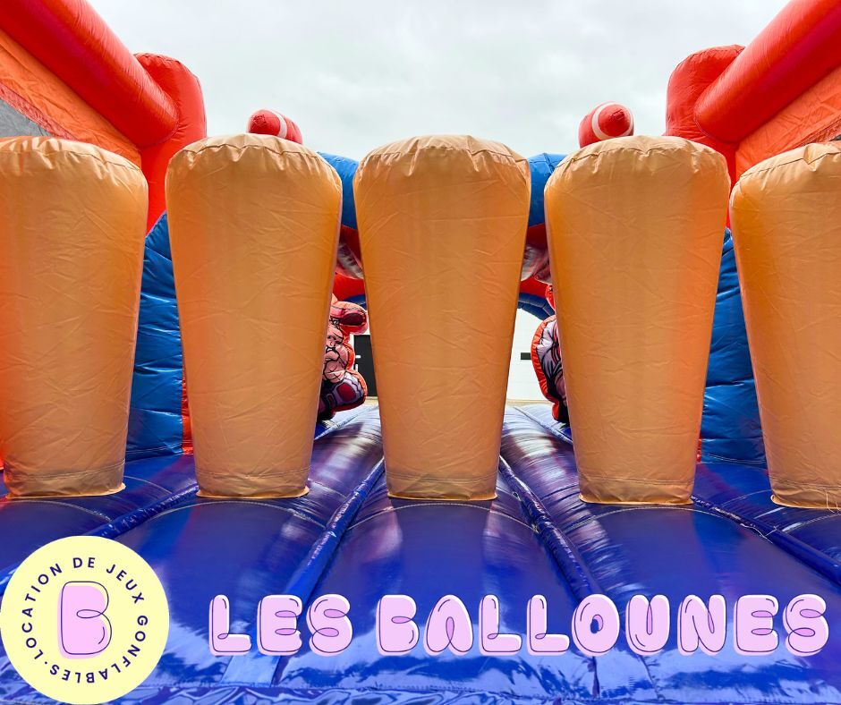 location parcourt de course géant a louer jeu gonflable 