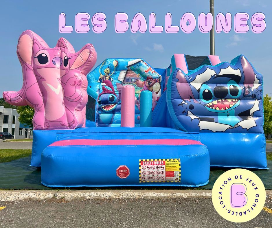 jeu gonflable lilo et stich a louer 