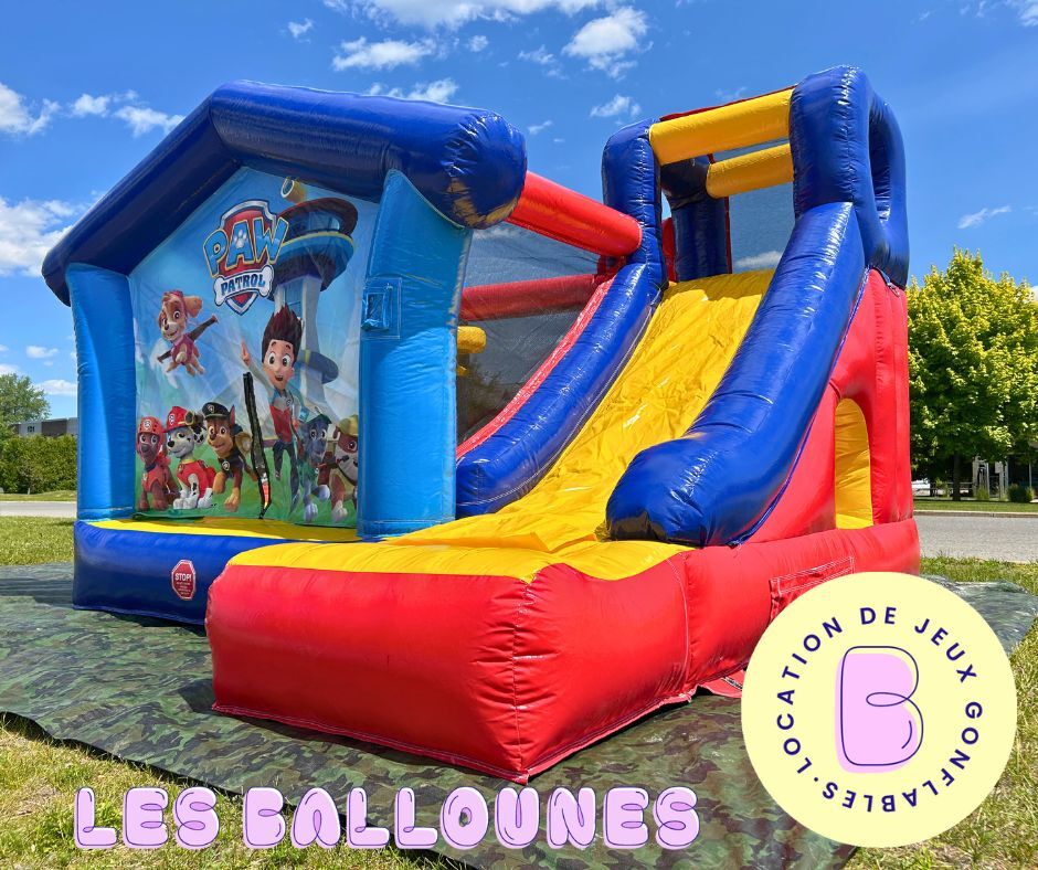 Jeu Gonflable Pat Patrouille à Louer , Chateau Gonflable