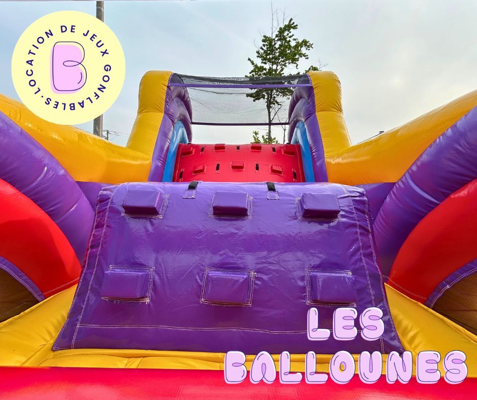 Grand course , parcours gonflable à louer 