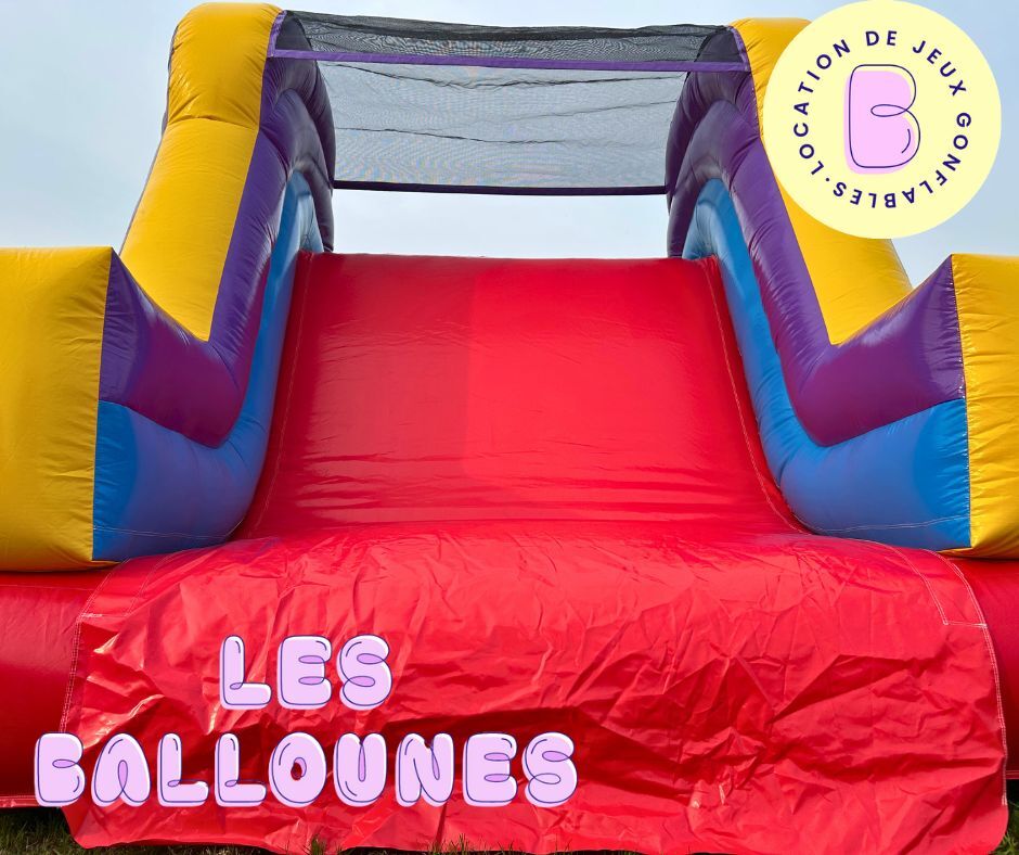 Grand Parcours a obstacle gonflable à louer 