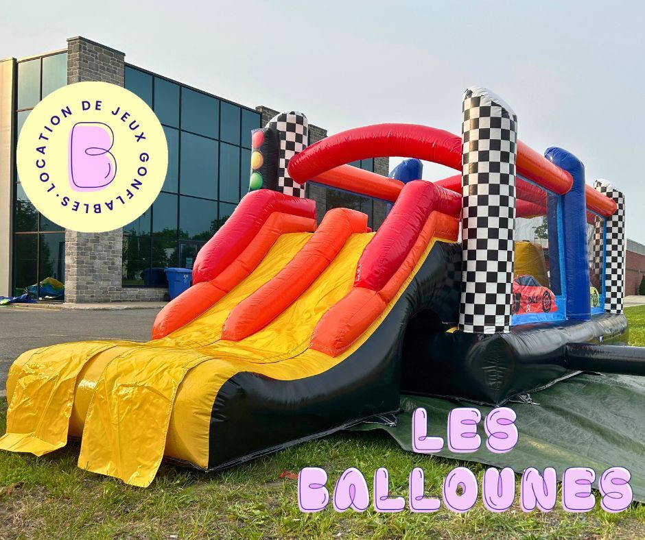Parcourt de course Gonflable , jeu gonflable à louer sur la Rive-Nord de Montréal , les Laurentides et Lanaudière