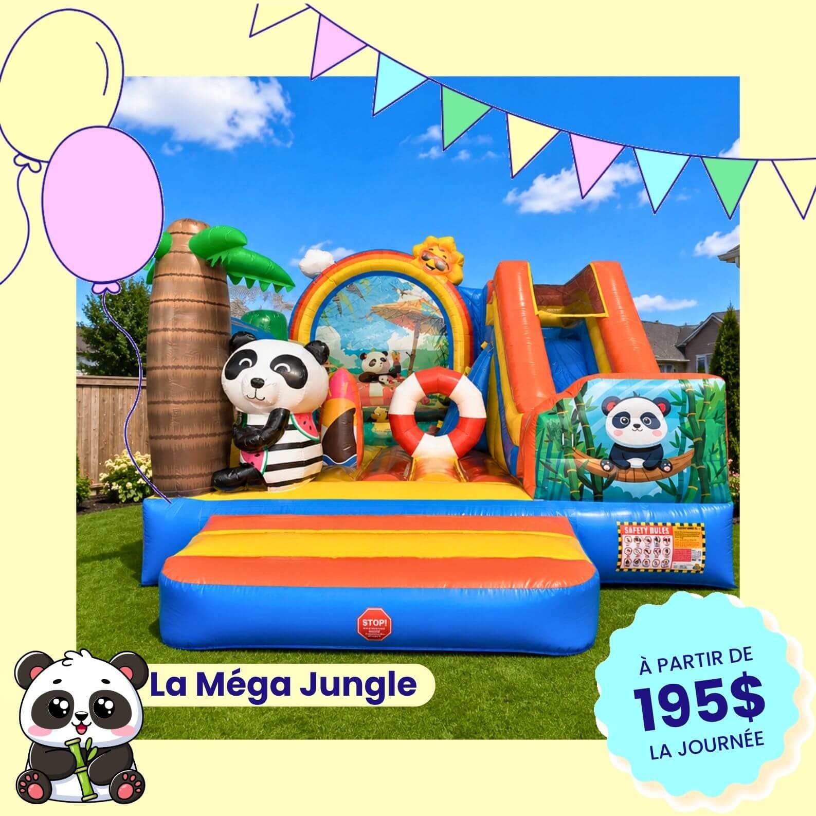La Mega Jungle a louer en hiver