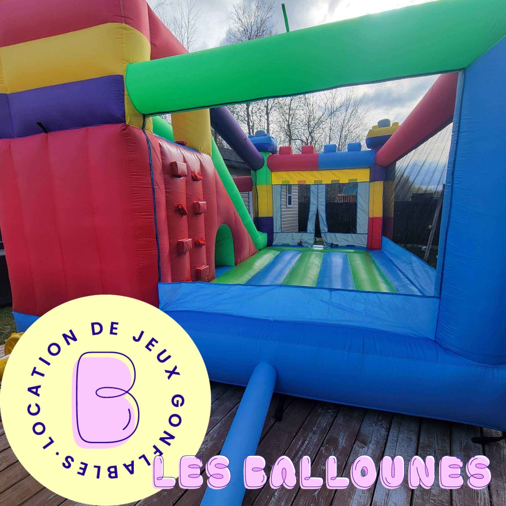  Lego 2  - Les Ballounes/ structure / louer / location  / jeu gonflable / jeux gonflables 