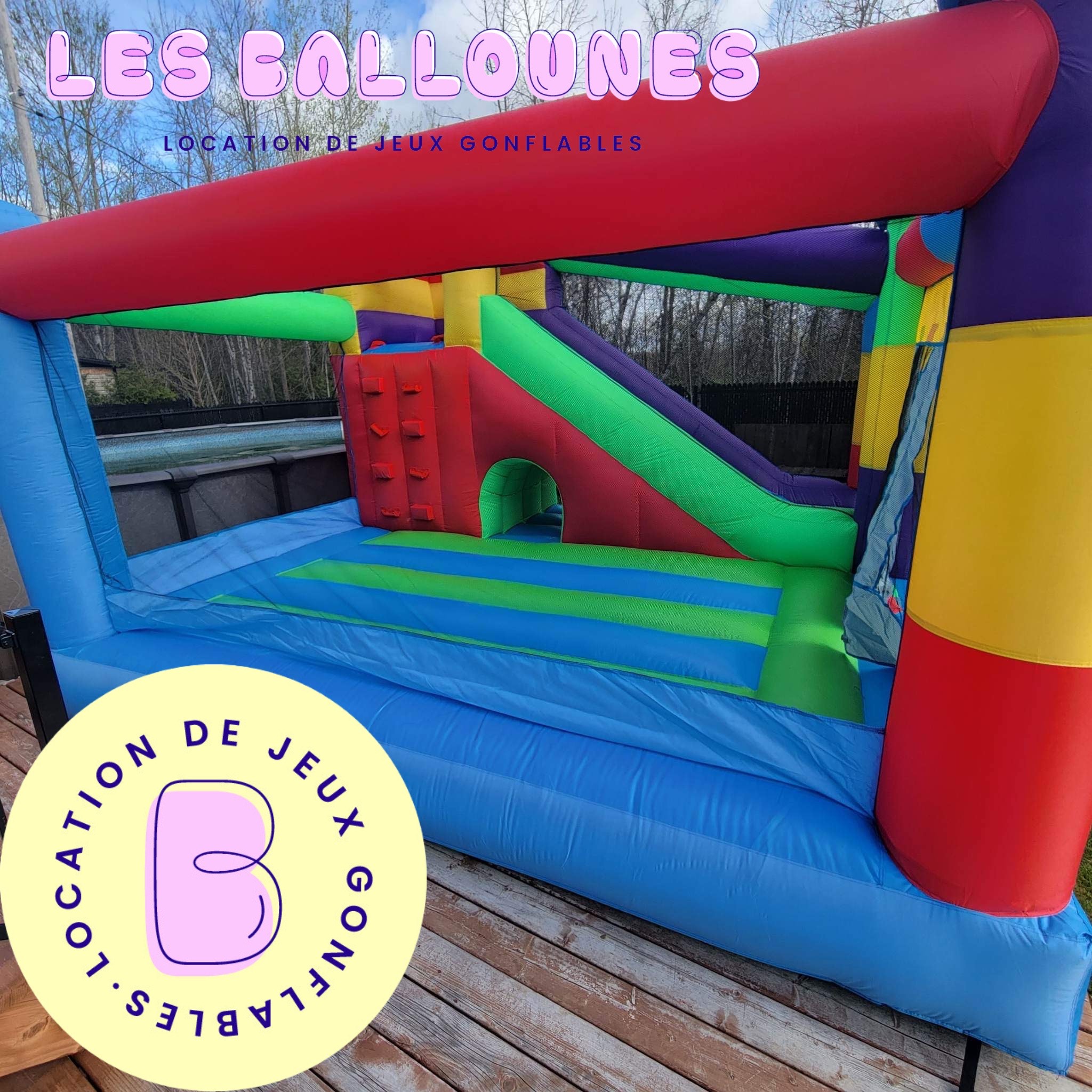 Lego 3 / structure / louer / location  / jeu gonflable / jeux gonflables 