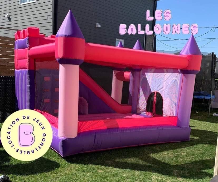 princesses 3  - structure  - jeu gonflable - jeux gonflables- louer - location  